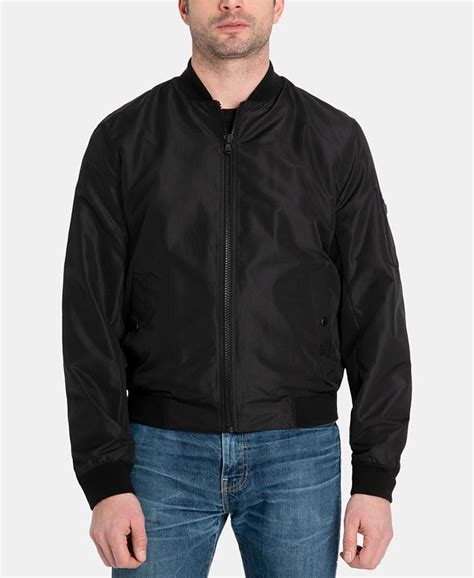 michael kors bomber mens|Michael Kors men's windbreaker.